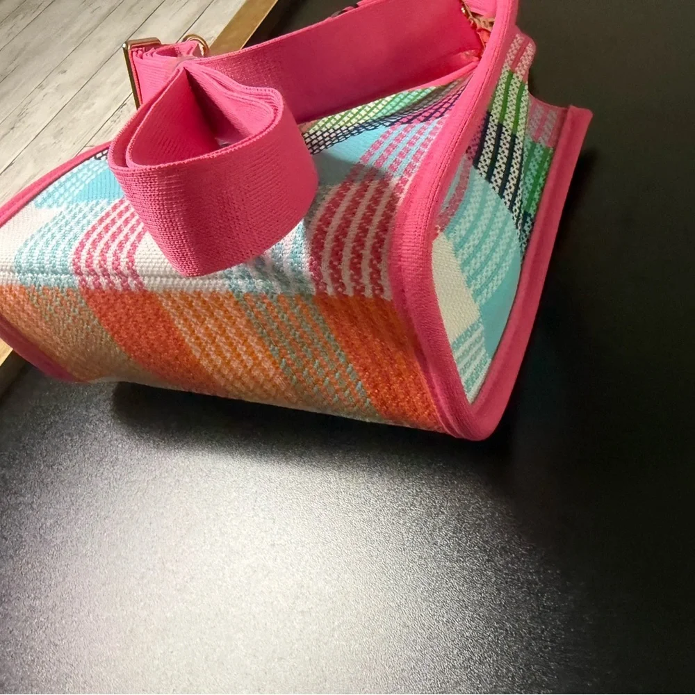 Plaid Knit Crossbody Bag - kate spade new york x Target Red/ Pink/Green/Blue NWT